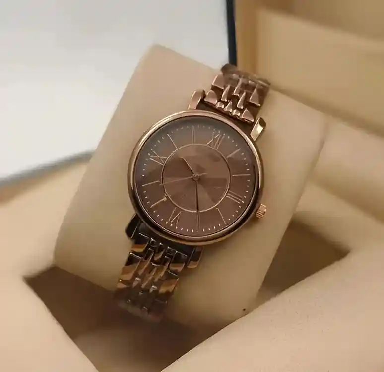 BINACHET Roman figure brown dial with brown stylish strap solid color high quality Analog Watch  - For Women Brown-may26